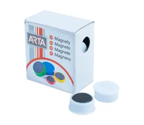 ARTA Magnety priemer 16mm bielej (10ks v balení)
