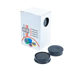ARTA Magnety priemer 25mm čierne (10ks v balení)
