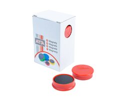 ARTA Magnety priemer 25mm červené (10ks v balení)