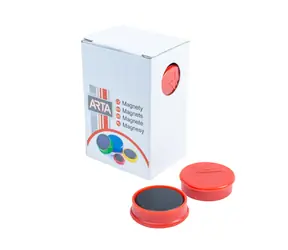 ARTA Magnety priemer 25mm červené (10ks v balení)