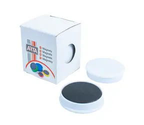 ARTA Magnety priemer 40mm bielej (4ks v balení)