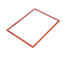 OEM Magnetické vrecko na papier A3 - červená