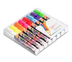 OEM Kriedové popisovače na stierateľné povrchy - sada 8 farieb