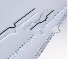 Renz Háčiky 250 mm biele do kalendárovej väzby