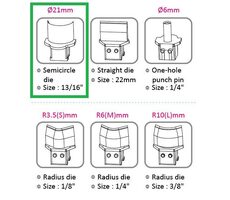 KW triO Výsekový rádius pre KW triO 9521 21 mm