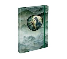 BAAGL Dosky na školské zošity A4 Dino / 23x32x3 cm