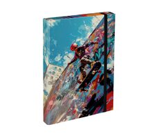 BAAGL Dosky na školské zošity A4 Skatepark / 23x32x3 cm