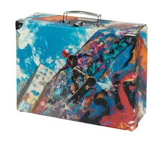 BAAGL Skladací školský kufrík Skatepark s kovaním / 32.5 x 10.5 x 26 cm