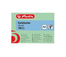 Herlitz Linkované kartičky A6 / 100 ks / zelená
