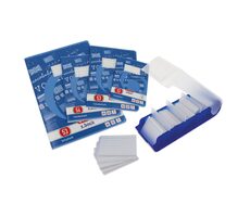 Herlitz Linkované kartičky A8 / 100 ks / biela