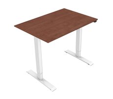 Neutralle MOKT75120TNN Pracovný stôl čerešňa-biela / elektricky nastaviteľná výška / 75x120cm / nosnosť 70kg