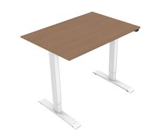 Neutralle MOKB75120TNN Pracovný stôl buk-biela / elektricky nastaviteľná výška / 75x120cm / nosnosť 70kg