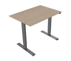 Neutralle MOKJ75120ANN Pracovný stôl javor-šedá / elektricky nastaviteľná výška / 75x120cm / nosnosť 70kg