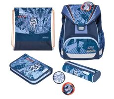 Herlitz Školská aktovka / vhodná pre 1.triedu ZŠ / 16 l / modrá