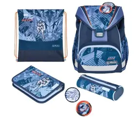 Herlitz Školská aktovka / vhodná pre 1.triedu ZŠ / 16 l / modrá