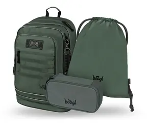 BAAGL SET 3 - Školský set Cubic Grove: batoh