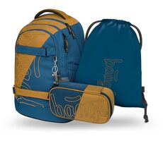 BAAGL SET 3 - Školský set Skate max Duo: batoh / peračník / sáčok