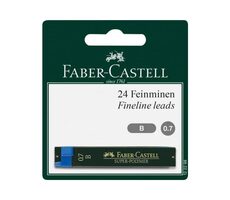 Faber-Castell Náplň do mechanickej ceruzky / 0,7mm / 2ks / čierna