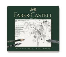 Faber-Castell Grafitové ceruzky v kovovej krabičke / 19ks 