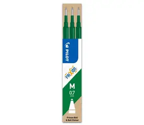 PILOT Náhradné náplne Pilot Frixion / 0,7mm / 3ks / zelená