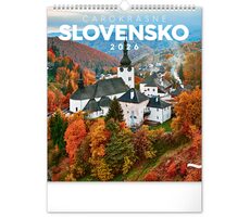 NOTIQUE Nástenný kalendár Čarokrásne Slovensko 2026 / 30 x 34 cm