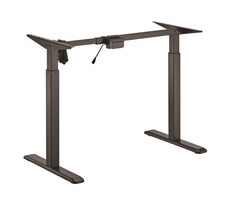 Brateck S03-22DE čierna / Výškovo nastaviteľná stolová podnož / elektricky nastaviteľná výška / 71-119cm / nosnosť 80kg
