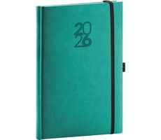 NOTIQUE Týždenný diár Aprint Top 2026, tyrkysový, 15 x 21 cm
