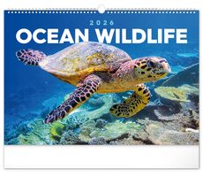 NOTIQUE Nástenný kalendár Podmorský svet 2026, 48 x 33 cm