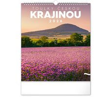 NOTIQUE Nástenný kalendár Potulky Českú krajinou 2026, 30 x 34 cm