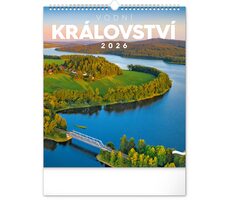 NOTIQUE Nástenný kalendár Vodné kráľovstvo 2026, 30 x 34 cm