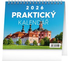 NOTIQUE Stolný kalendár Praktický kalendár s citátmi 2026, 16,5 x 13 cm
