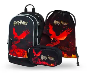 BAAGL SET 3 Core Harry Potter Fénix: batoh, peračník, sáčok