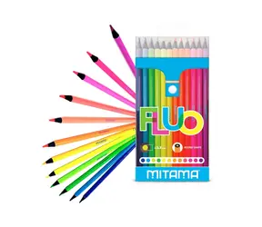 MITAMA Pastelky okrúhle FLUO 3.3mm (12ks)