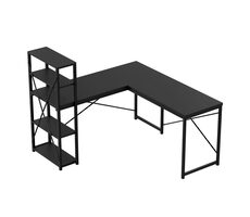 Mark Adler Leader 5.9 čierna / Pracovný rohový stôl / výška 75 cm