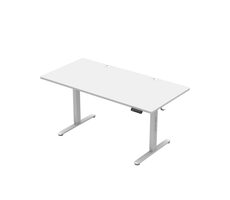 Mark Adler Leader 7.6 biela / Elektrický pracovný stôl / 160 x 80 cm výška 72-118 cm