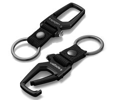 Spigen karabína s krúžkom na kľúče 2 ks