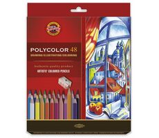 KOH-I-NOOR Umelecké pastelky šesťhranné Polycolor 3836 - 48 ks