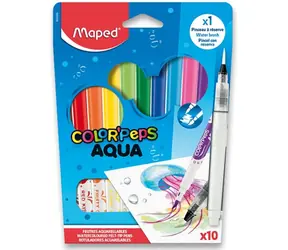 Maped Fixy Color'Peps Aqua 10ks + vodný štetec