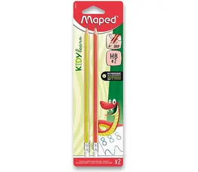 Maped Grafitová ceruzka Kidy Learn Grip - sada 2ks / tvrdosť HB