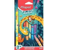 Maped Pastelky Jungle Fever Jumbo 12 ks / od 2 rokov