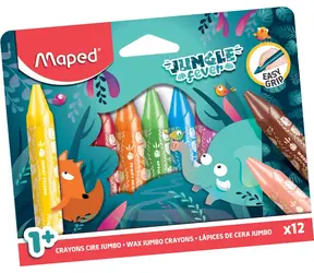 Maped Voskovky Jungle Fever Jumbo 12 ks / od 12 mesiacov