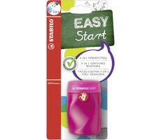 STABILO® Easy sharpener 3v1 - Ergonomické strúhadlo - ružové pre pravákov