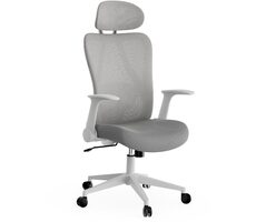 SENSE7 Noxo šedá / Kancelárske ergonomické kreslo / nosnosť 150 kg