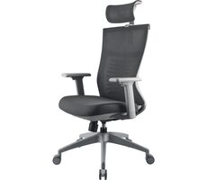 YENKEE YGC 500GY FISHBONE šedá / Kancelárska stolička / 3D opierka / nosnosť 120 kg 