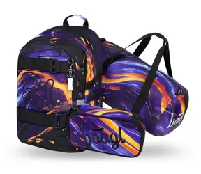 BAAGL SET 3 Skate Vibe: batoh, peračník, športová taška GRS