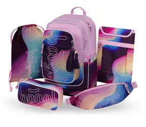 BAAGL SET 5 Cubic Lyra: batoh, peračník, vrecko, ľadvinka, obal na notebook GRS