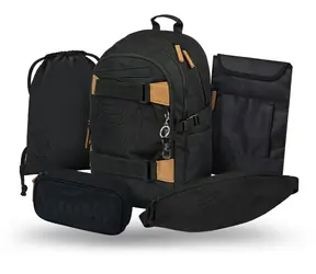 BAAGL SET 5 Skate Darkness: batoh, peračník, sáčok, ľadvinka, obal na notebook