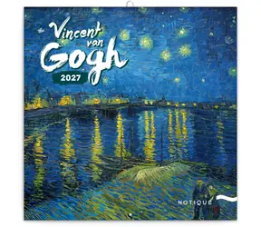 NOTIQUE Poznámkový kalendár Vincent van Gogh 2027, 30 x 30 cm
