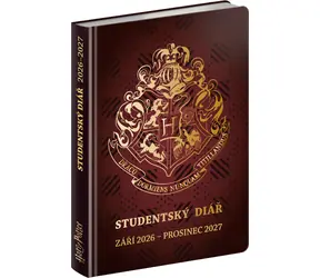 NOTIQUE Študentský diár Harry Potter (september 2026 - december 2027), 9,8 x 14,5 cm