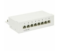 PremiumCord Mini Desktop Patch Panel Cat5e, 8xRJ45